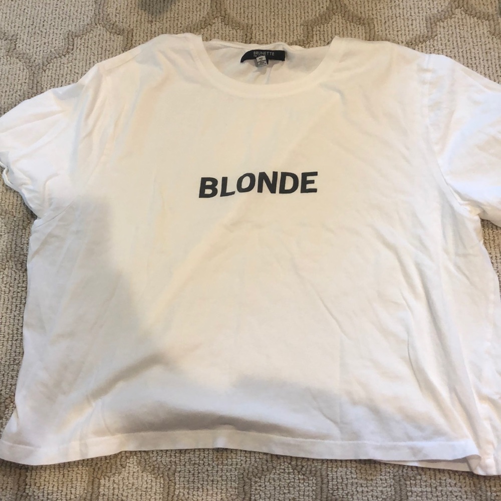 Blonde t shirt